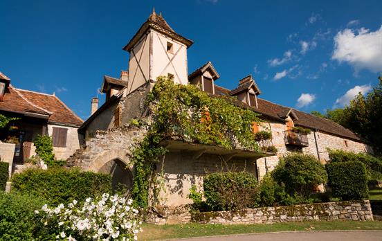 Ein typisches Dorf in der Dordogne