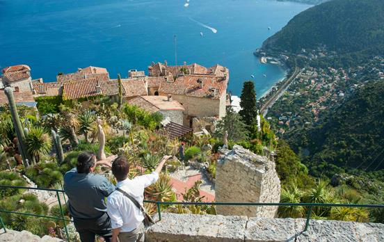 Panoramasicht von Éze