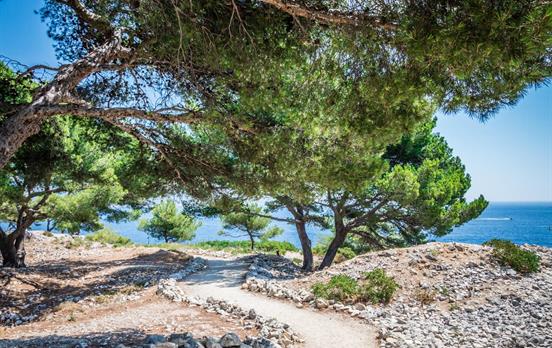 Genießen Sie Ausblicke auf Meer und Berge