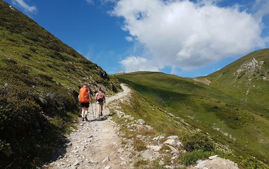 On the way to Col de Balme