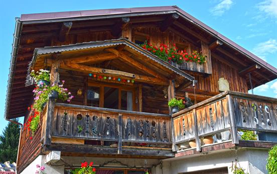 Traditional Alpine chalet