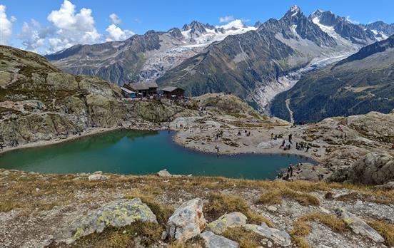 Lac Blanc on the Tour Du Mont Blanc