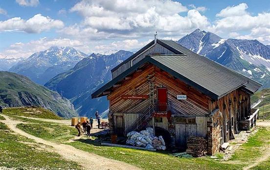 Typical mountain huts