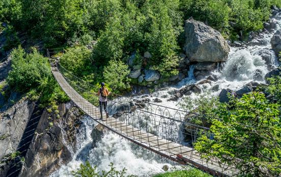 adventurous bridge along the way