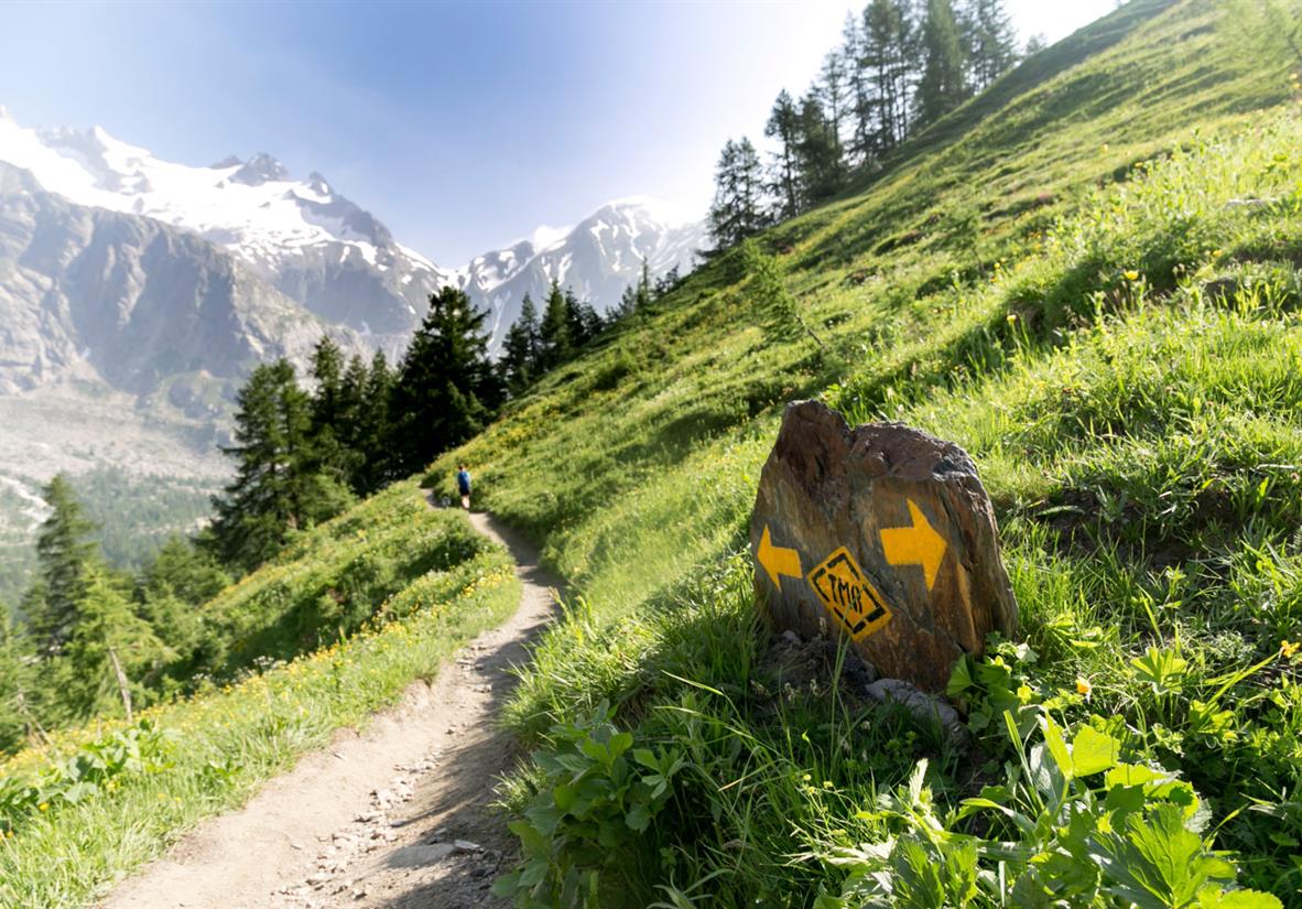 Gut markierte Tour du Mont Blanc