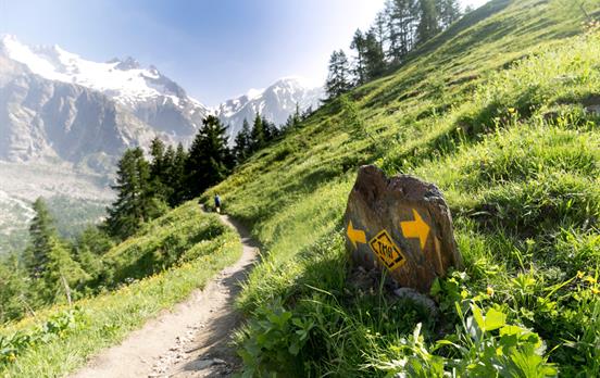 Gut markierte Tour du Mont Blanc