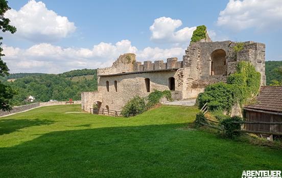 Innenhof der Burg Pappenheim