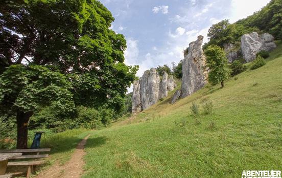 Felsformationen im Altmühltal