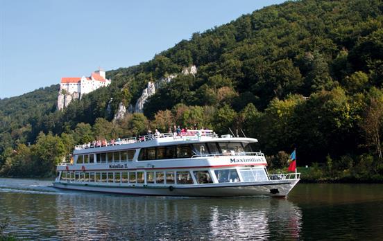 Schiff auf der Altmühl