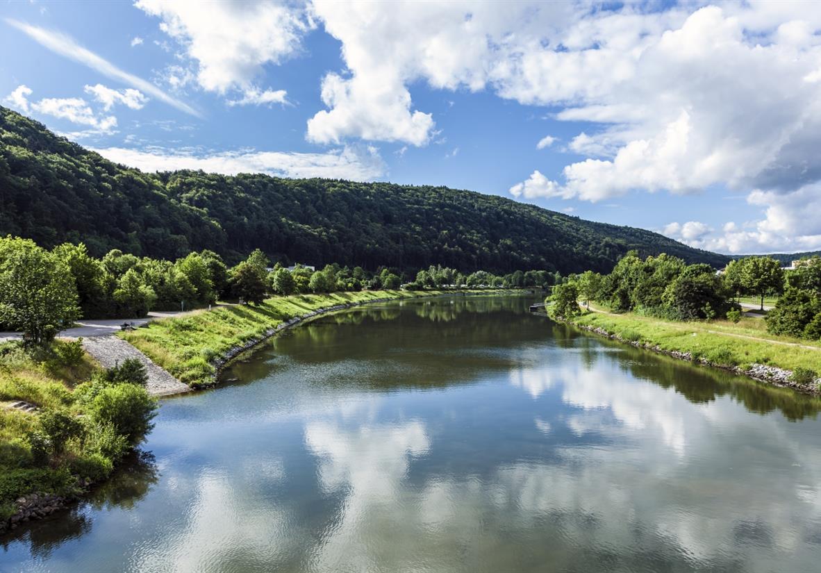 Romantischer Fluss Altmühl