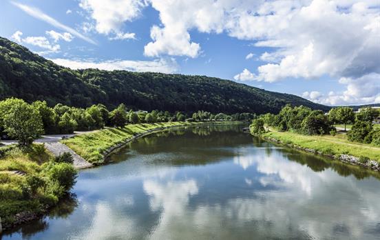 Romantischer Fluss Altmühl