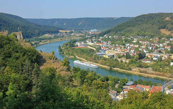 Ausblick über Riedenburg