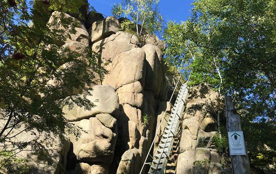 Ottofelsen von unten