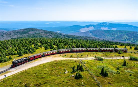 The Brockenbahn steam train