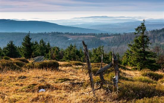 Aussicht vom Gipfel des Brocken