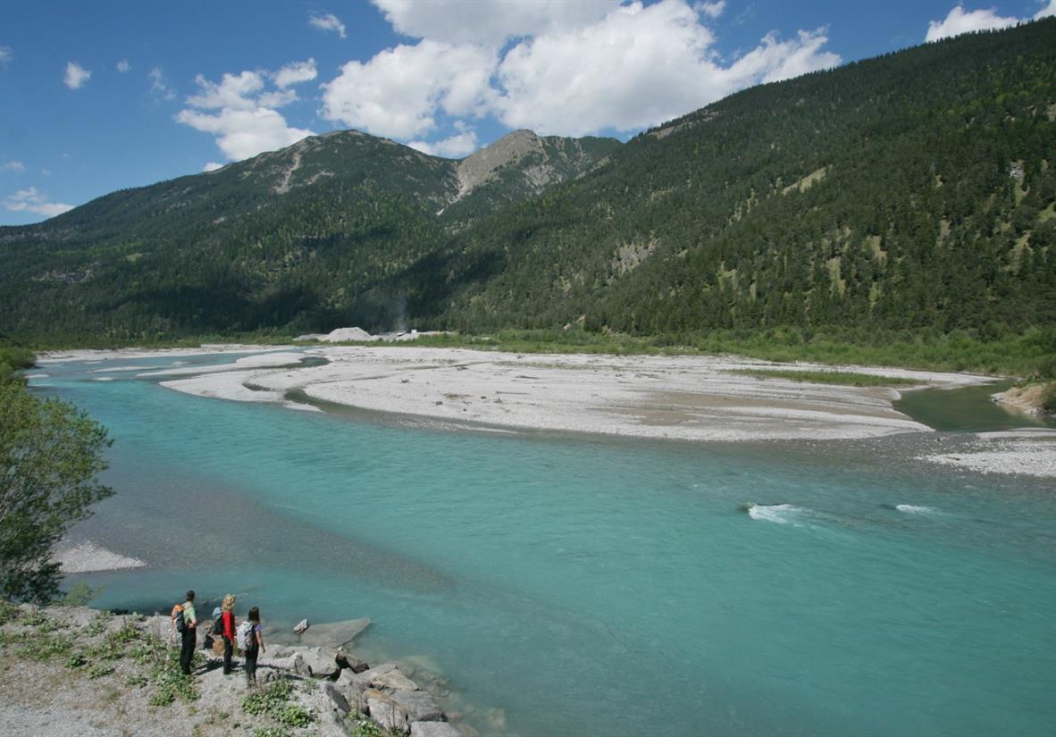 Der wilde Fluss Lech © WG Lech-Wege