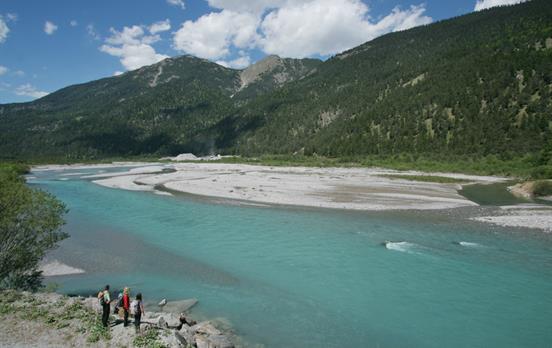Der wilde Fluss Lech © WG Lech-Wege