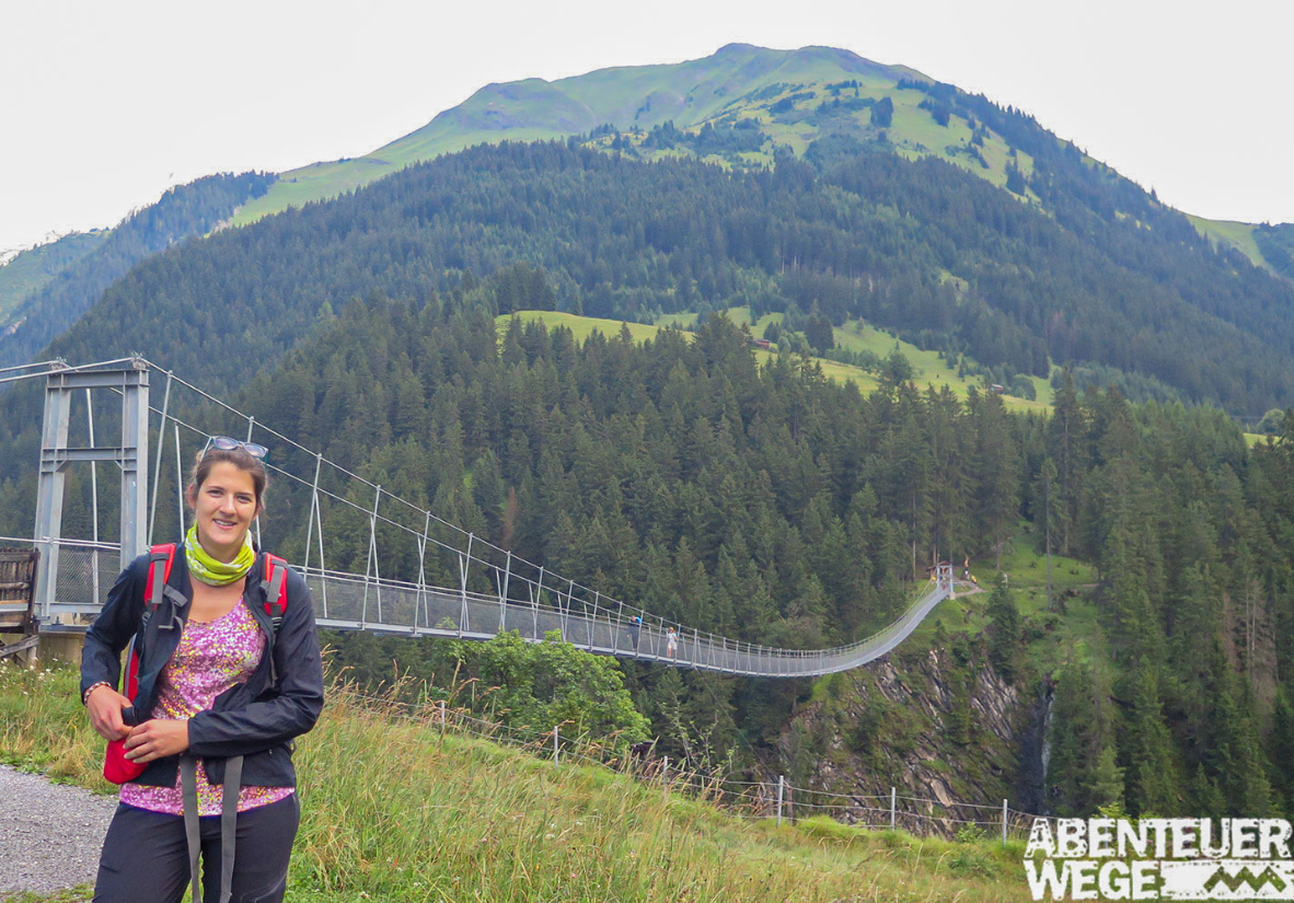 Die Holzgauer Hängebrücke am Lechweg