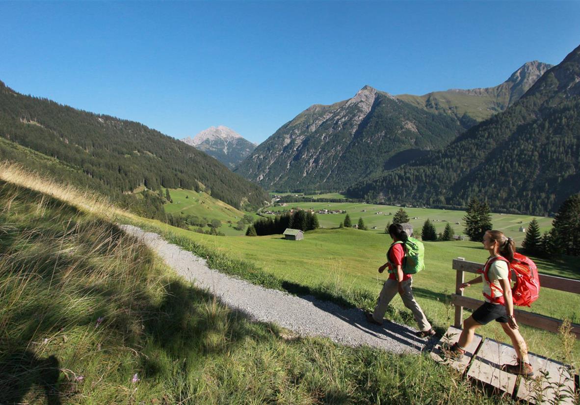 Lechweg oberhalb von Holzgau @Verein Lechweg