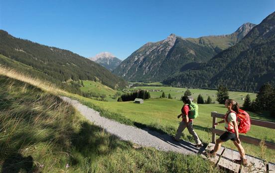 Lechweg oberhalb von Holzgau @Verein Lechweg