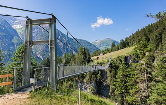 Hängebrücke bei Holzgau