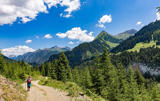 Hiking In The Alps From Formariensee