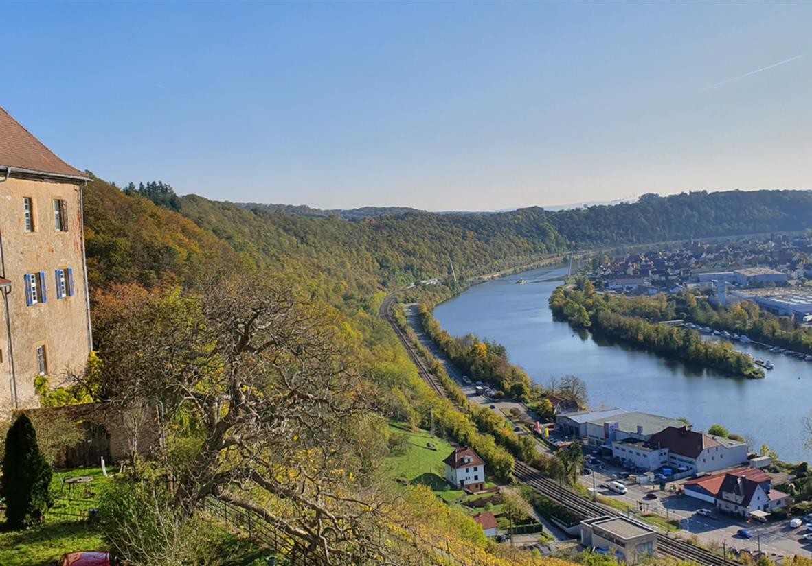 Aussicht von Burg Hornberg