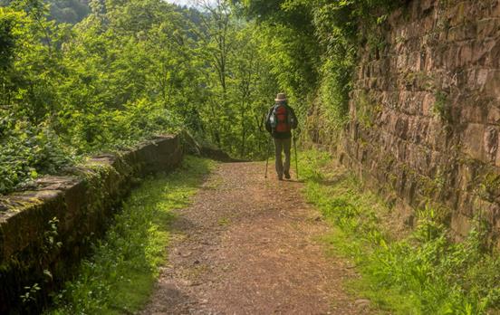Hinter der der Margaretenschlucht