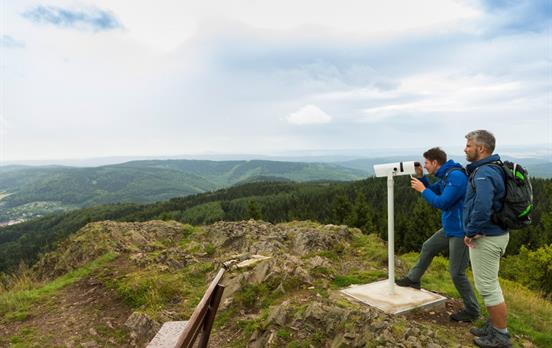 Fernblick über den Thüringer Wald