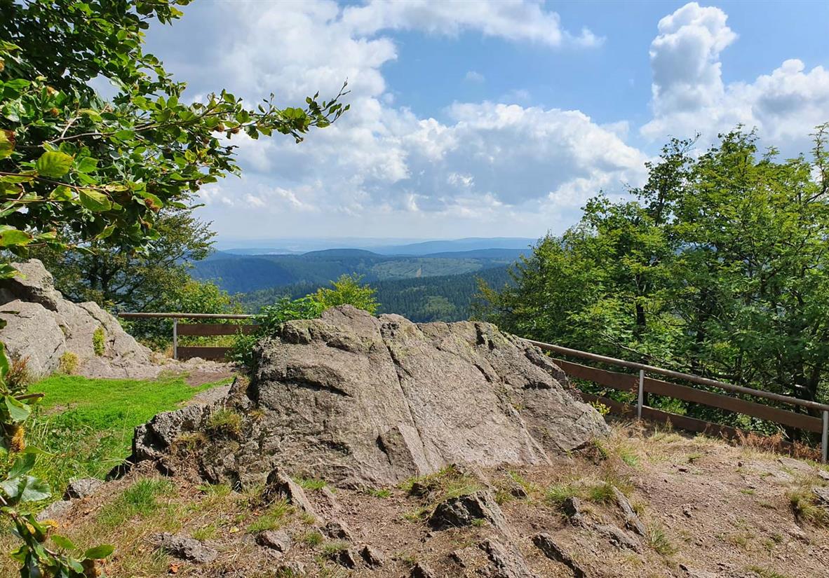 Aussicht vom Großen Inselsberg