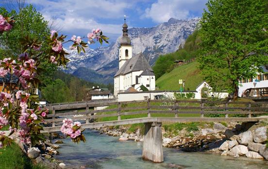 Church close to Berchtesgaden