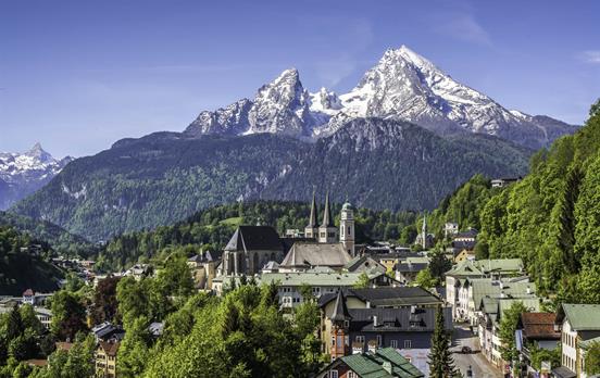 Berchtesgaden vor dem Watzmann