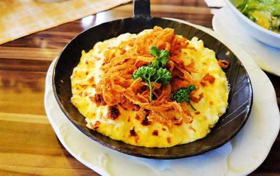 Käsespätzle im Bergrestaurant