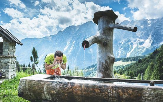 Erfrischung an der Wassertränke