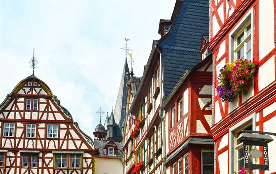 Typical buildings along the way