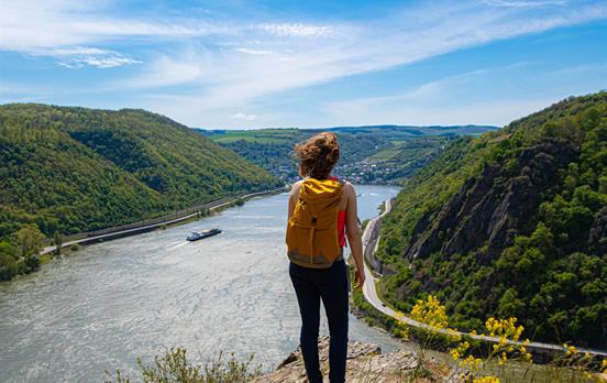 Tolle Aussichten über den Rhein