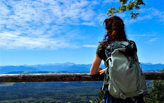 Die Aussicht lädt zum Verweilen ein