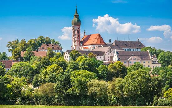Kloster von Andechs mit seiner berühmten Brauerei