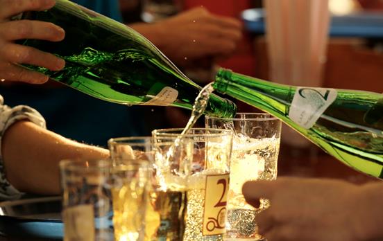 Rieslingschorle beim Winzer © Stadt Bad Dürkheim