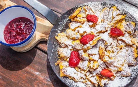 Enjoy some delicious Kaiserschmarrn