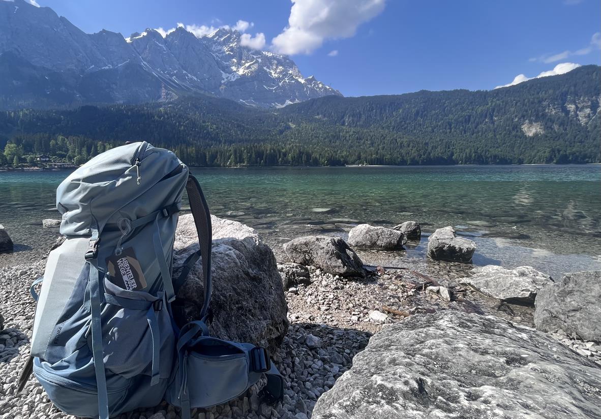 Pause am Eibsee