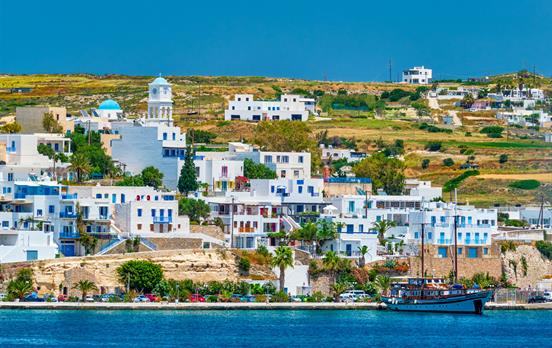 The port town of Adamantas