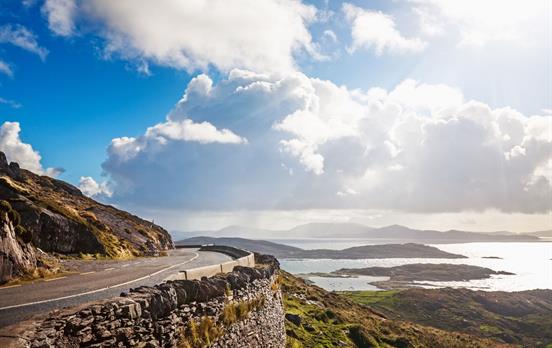 Küstenstraße auf dem Ring of Kerry