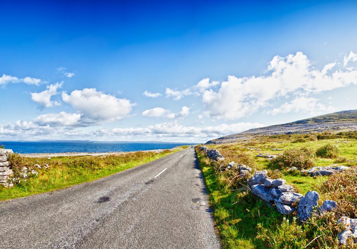 Typische Burren Landschaft