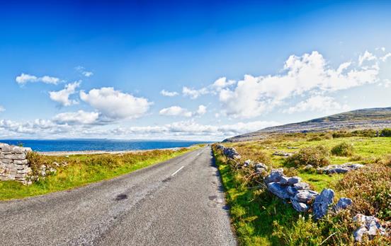 Typische Burren Landschaft