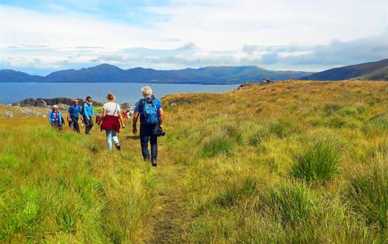 Wanderer auf dem Weg