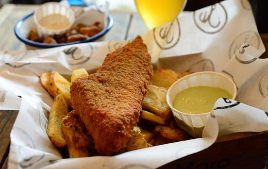 Classic Fish &amp; Chips on the coast