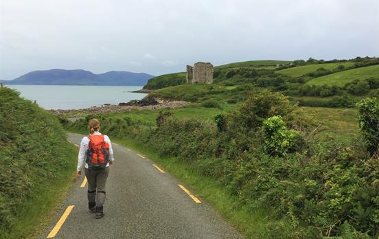 Die Ruinen von Minard Castle