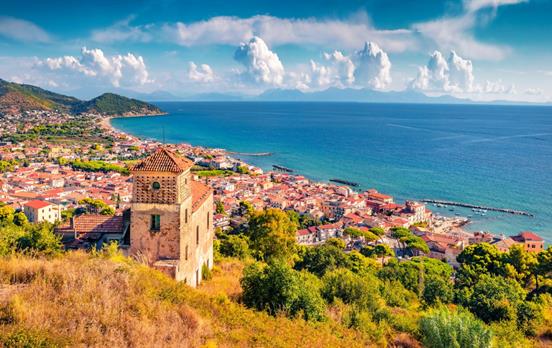 View over Santa Maria di Castellabate