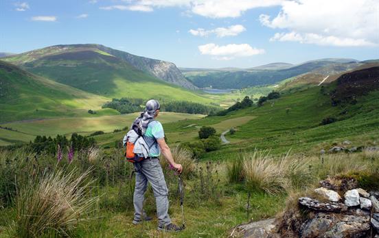 Aussicht auf Glendalough Valley
